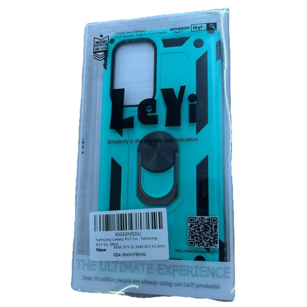 Leyi For Samsung Galaxy A53 5G Phone Case w/Kickstand